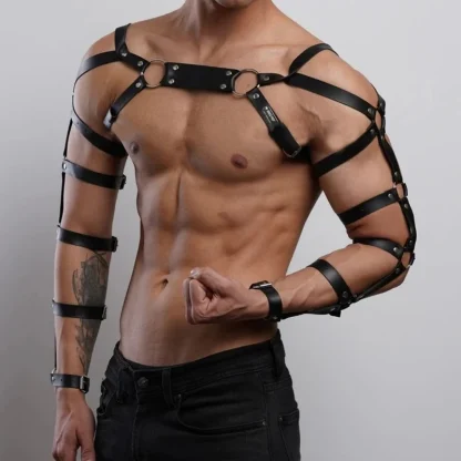 Strappy Black Sleeve Harness