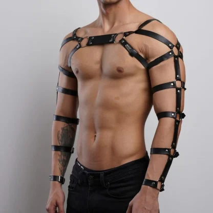 Strappy Black Sleeve Harness - Image 7