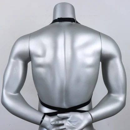 Black Adjustable Body Harness - Image 7