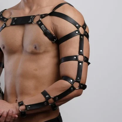 Strappy Black Sleeve Harness - Image 6