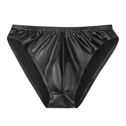 Soft Sleek Elastic Black Brief - Image 4