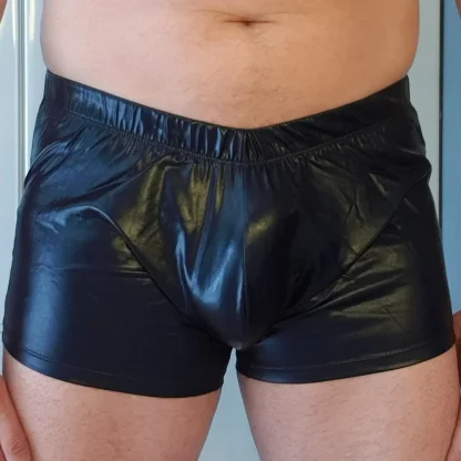 Open Back Black Boxer Brief