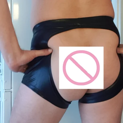 Open Back Black Boxer Brief - Image 4
