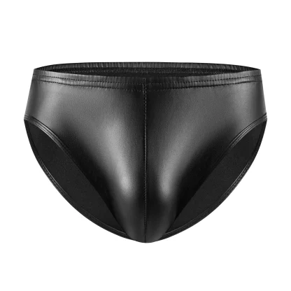 Soft Sleek Elastic Black Brief