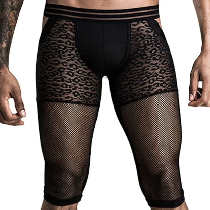 Long Leg Mesh Cutout Boxer Brief - Image 4
