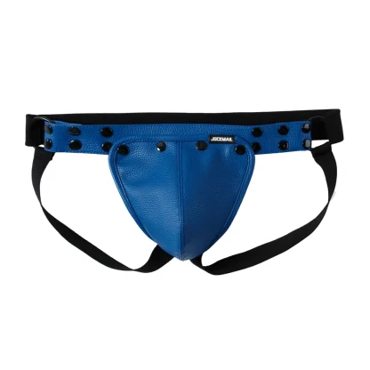 Faux Leather Seductive Jockstrap - Image 7