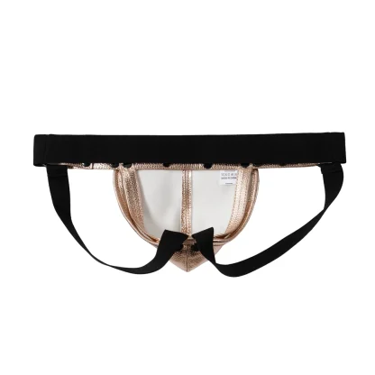 Faux Leather Seductive Jockstrap - Image 14